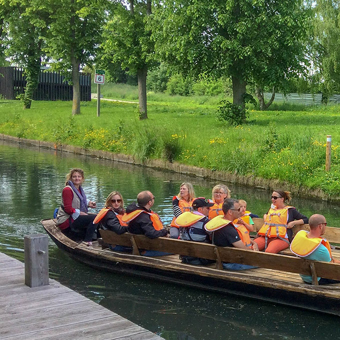 croisière dans le marais Audomarois